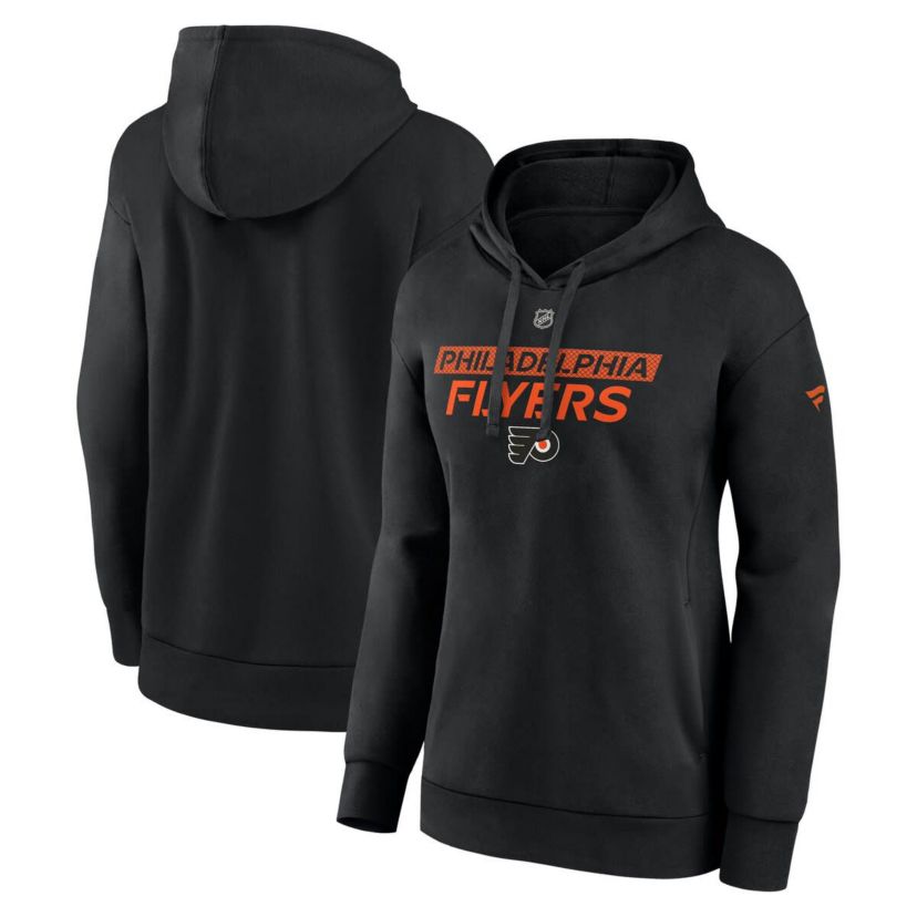 NHL Fanatics Philadelphia Flyers Authentic Pro Core Primary Fleece Pullover Hoodie