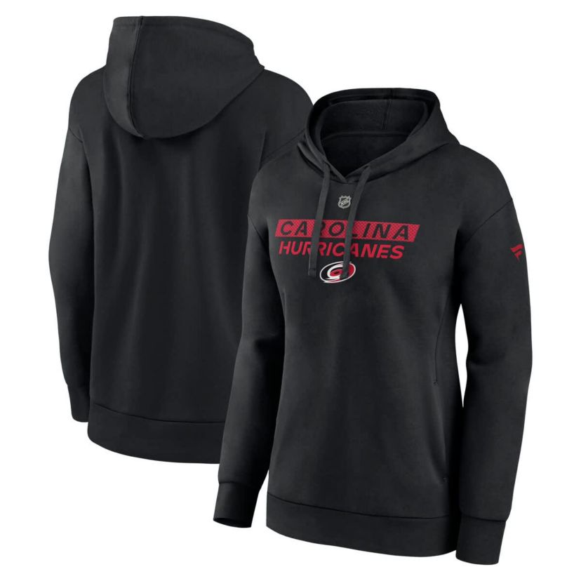 NHL Fanatics Carolina Hurricanes Authentic Pro Core Primary Fleece Pullover Hoodie