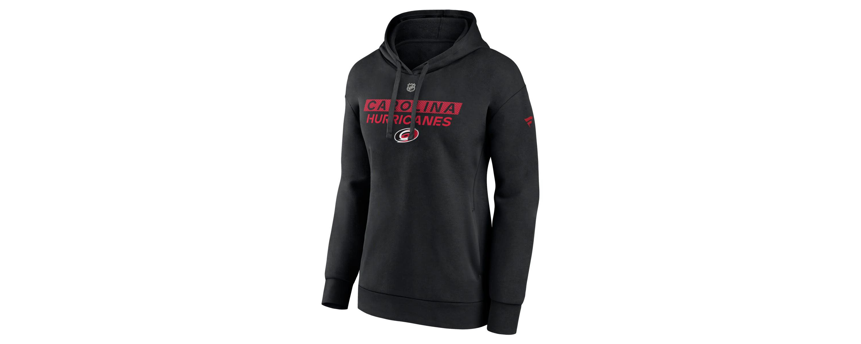 NHL Fanatics Carolina Hurricanes Authentic Pro Core Primary Fleece Pullover Hoodie