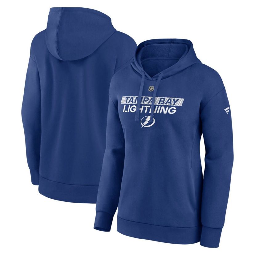 NHL Fanatics Tampa Bay Lightning Authentic Pro Core Primary Fleece Pullover Hoodie