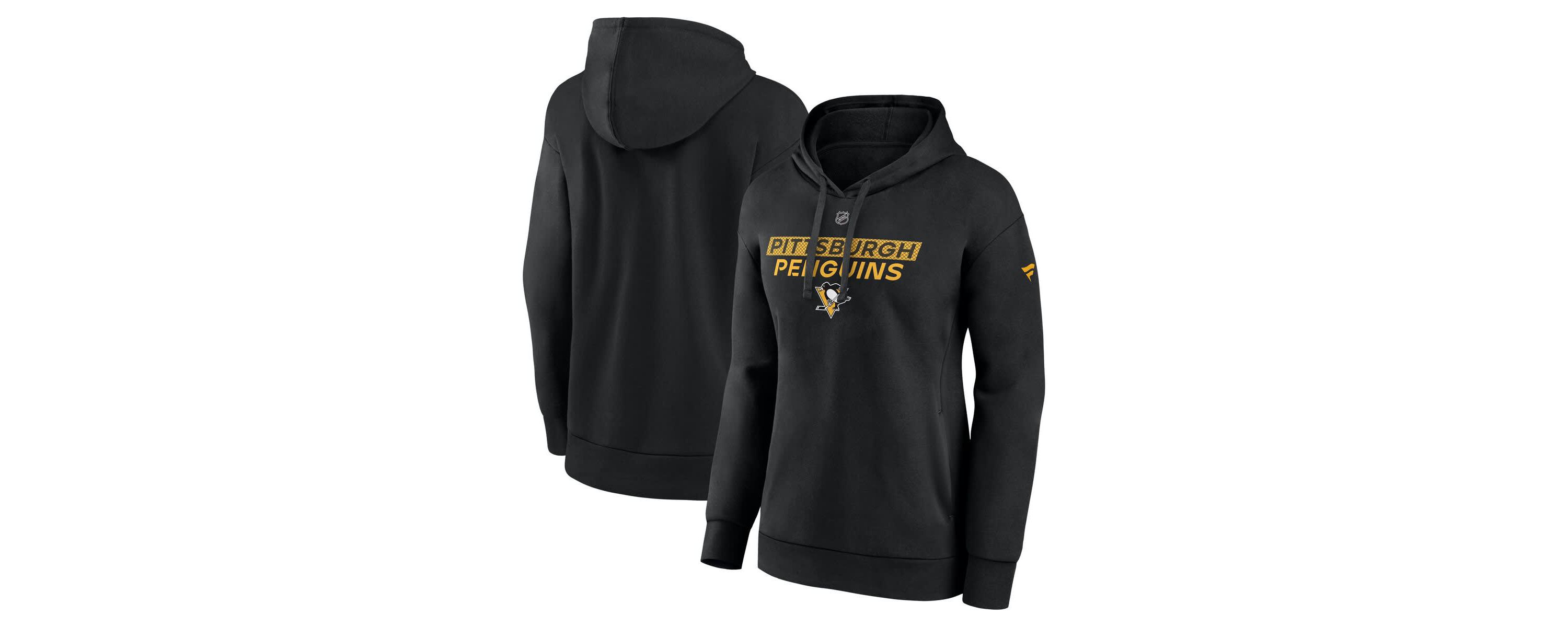 NHL Fanatics Pittsburgh Penguins Authentic Pro Core Primary Fleece Pullover Hoodie