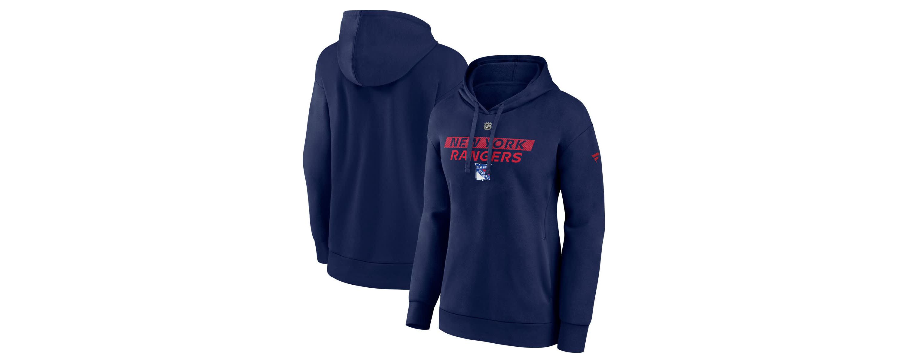 NHL Fanatics New York Rangers Authentic Pro Core Primary Fleece Pullover Hoodie