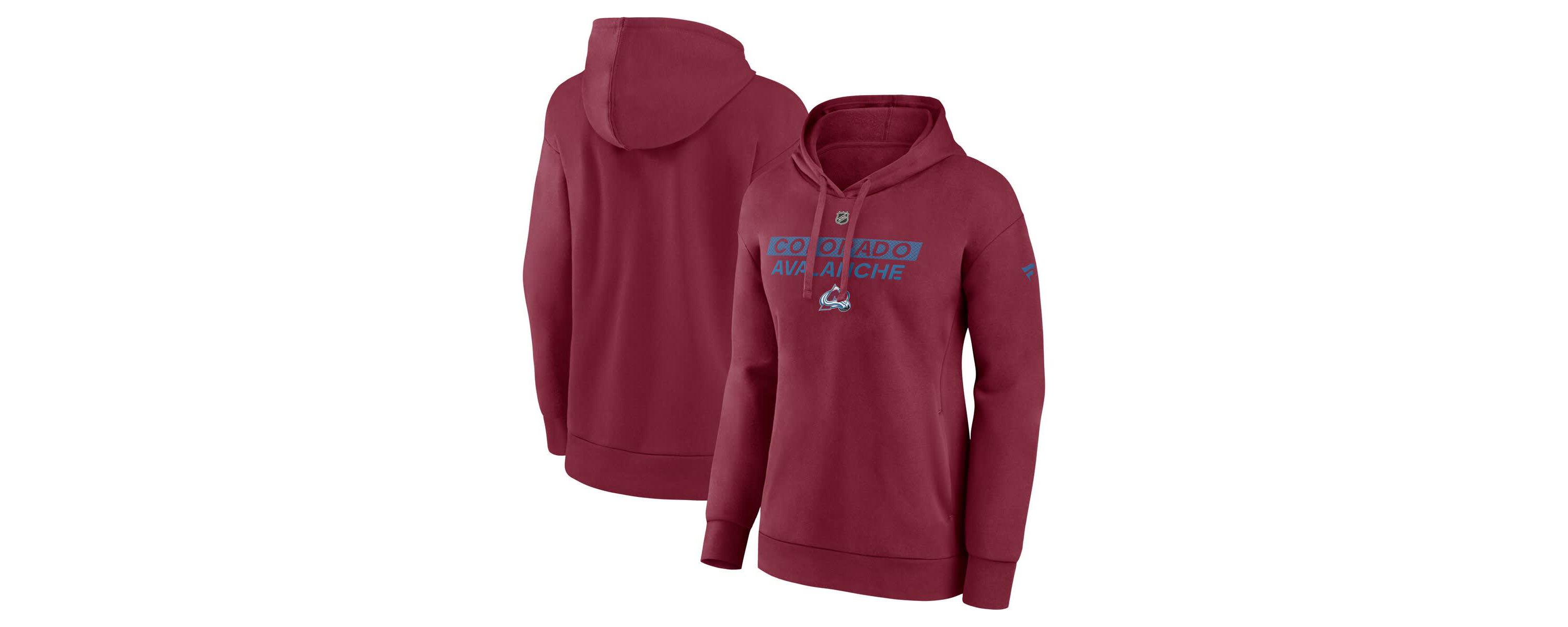 NHL Fanatics Colorado Avalanche Authentic Pro Core Primary Fleece Pullover Hoodie