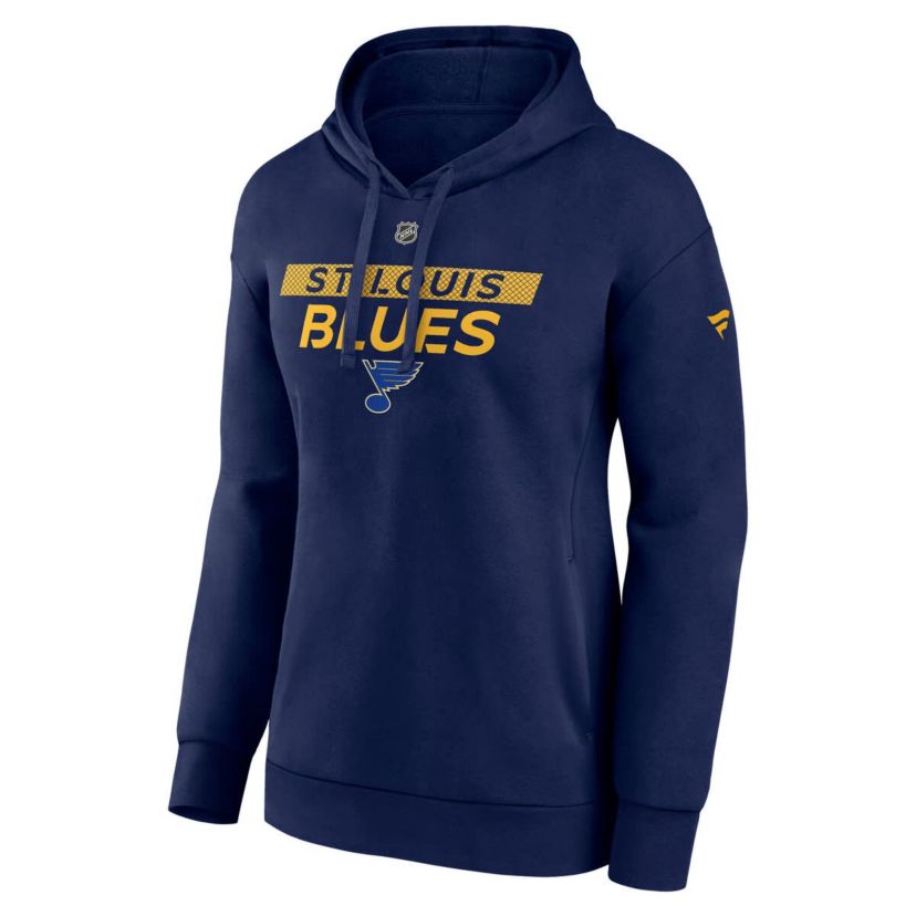NHL Fanatics St. Louis Blues Authentic Pro Core Primary Fleece Pullover Hoodie