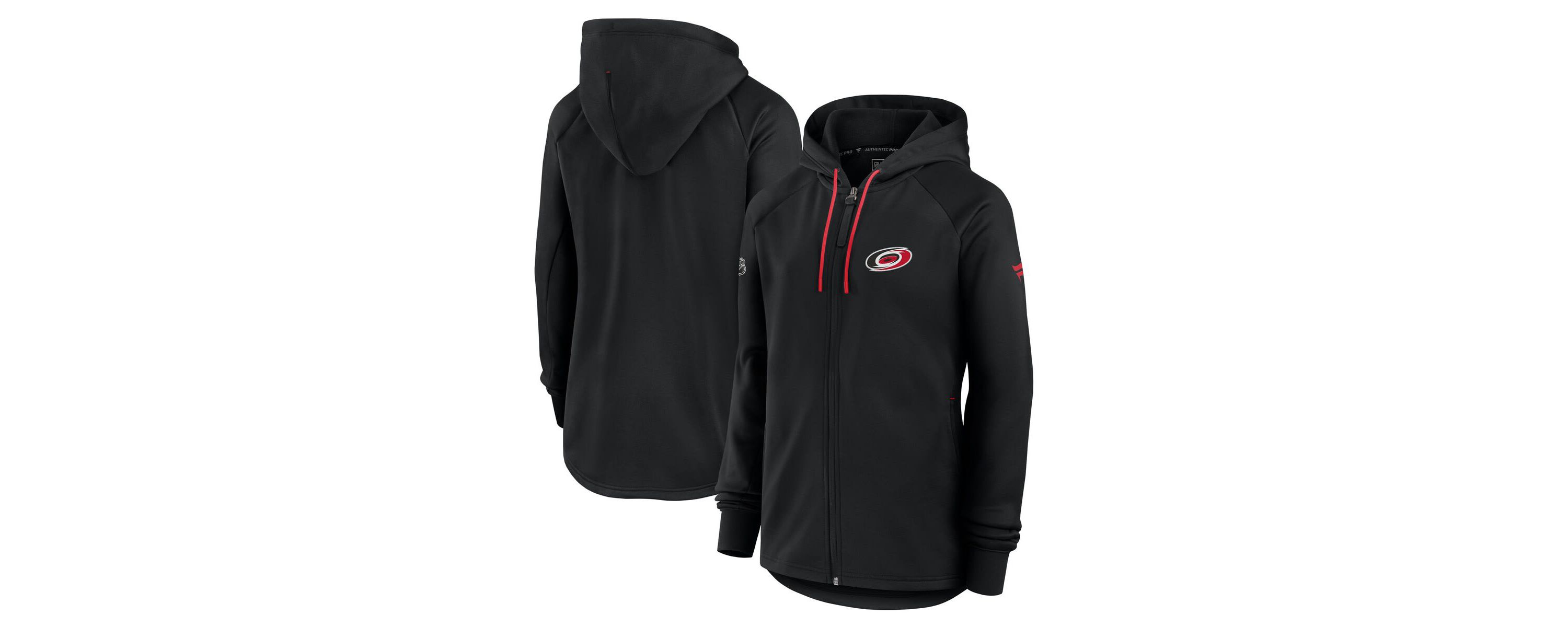 NHL Fanatics Carolina Hurricanes Authentic Pro Rink Fleece Full-Zip Jacket