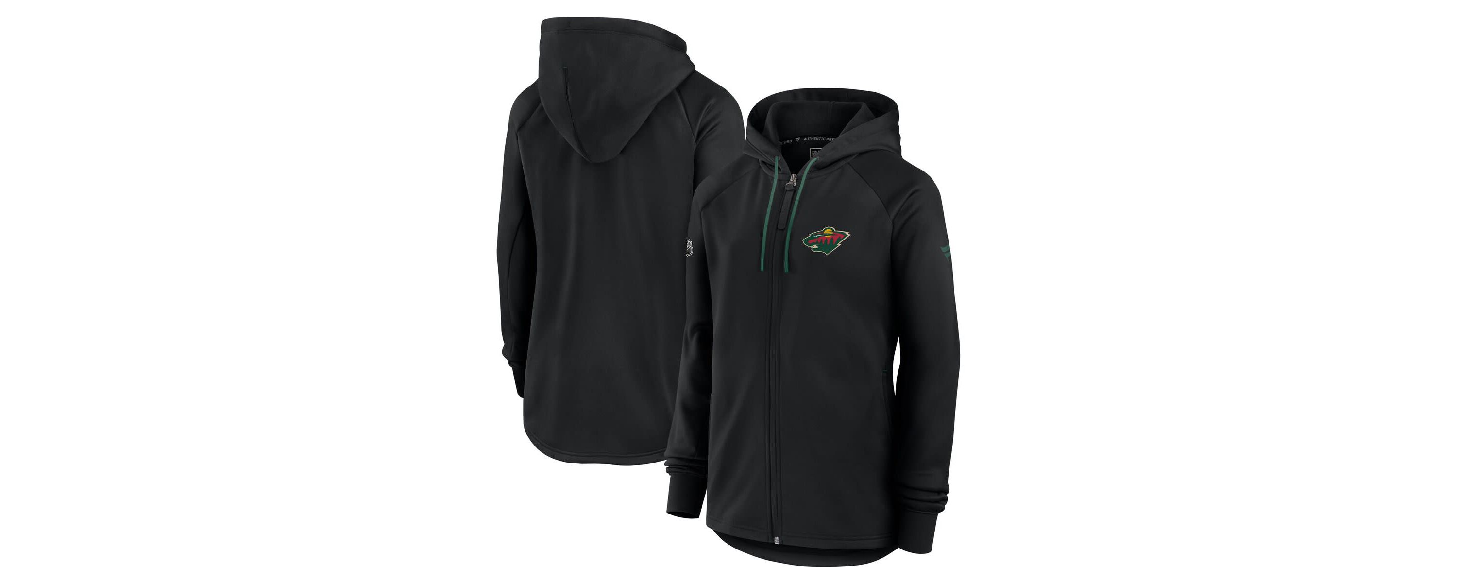 NHL Fanatics Minnesota Wild Authentic Pro Rink Fleece Full-Zip Jacket