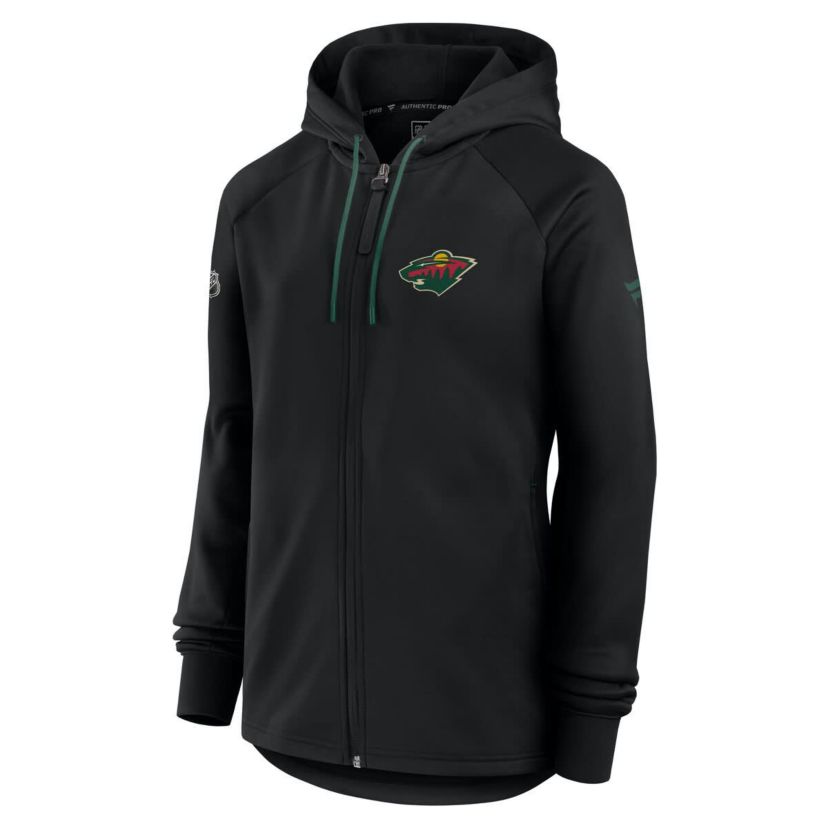 NHL Fanatics Minnesota Wild Authentic Pro Rink Fleece Full-Zip Jacket