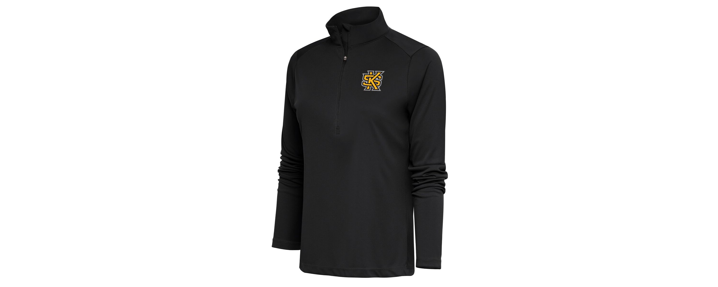 NCAA Kennesaw State Owls Tribute Digital Thermal Half-Zip Pullover Top