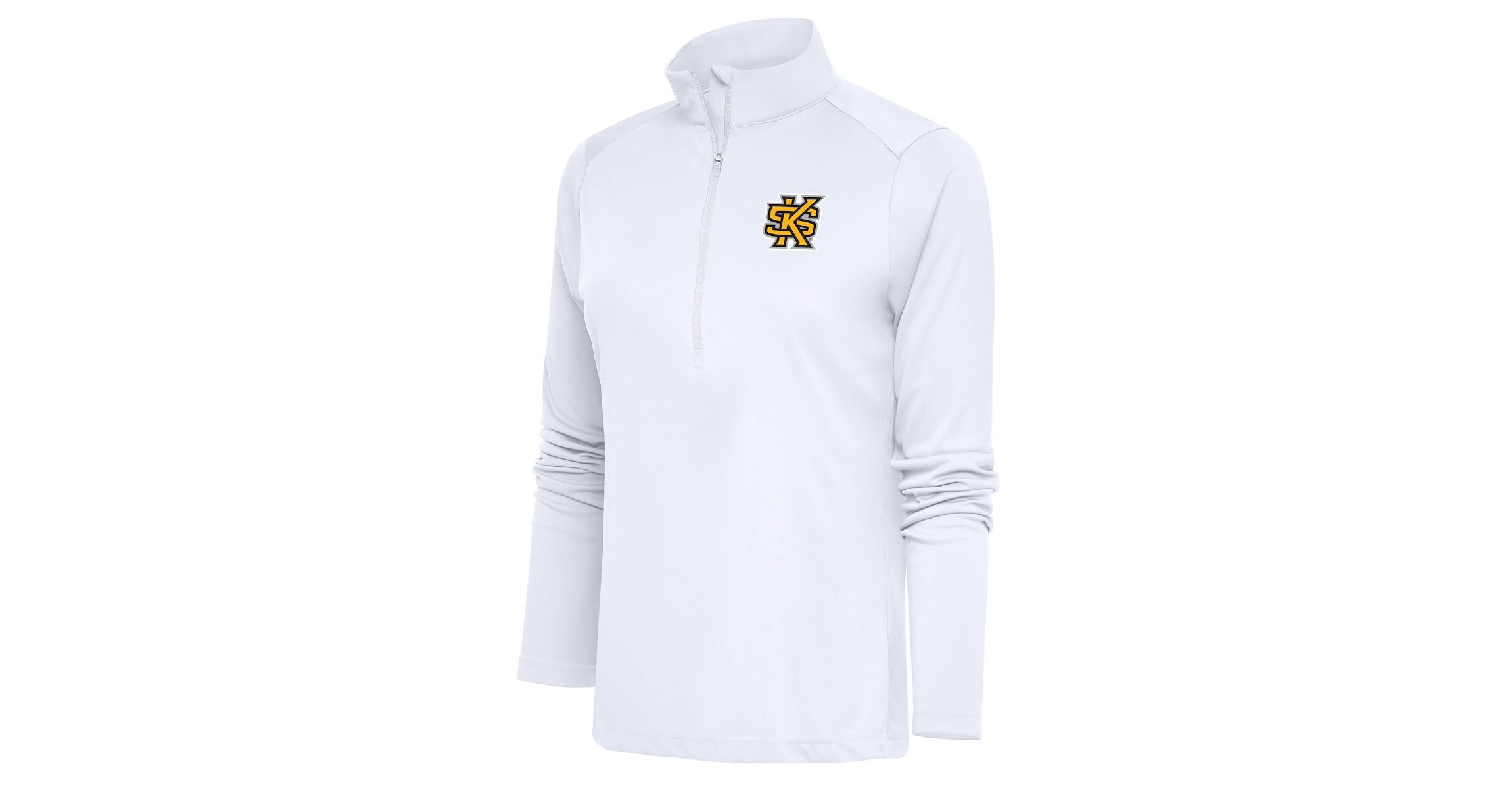 NCAA Kennesaw State Owls Tribute Digital Thermal Half-Zip Pullover Top