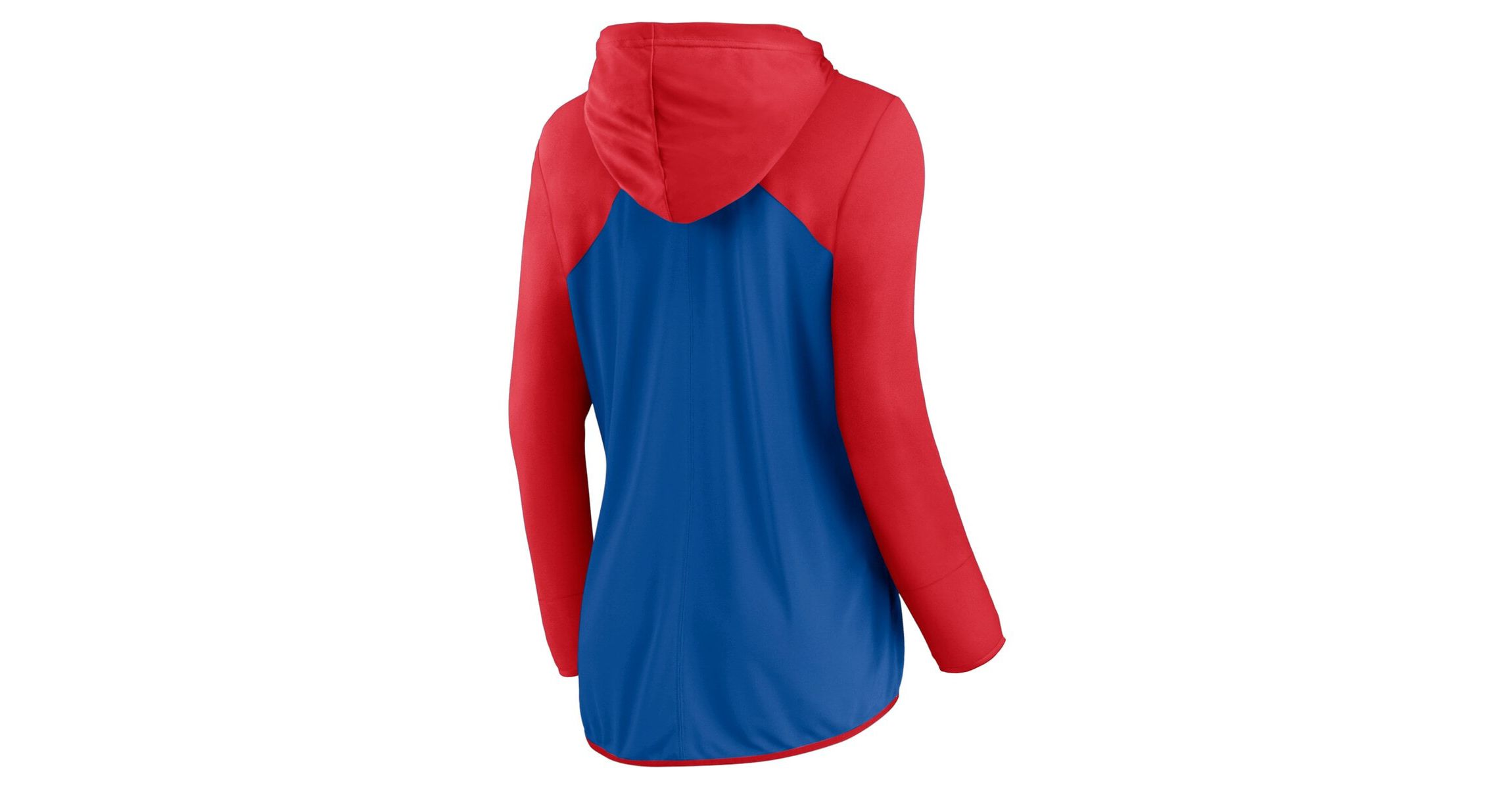 MLB Fanatics Royal/Red Chicago Cubs Script Sleeve Full-Zip Hoodie