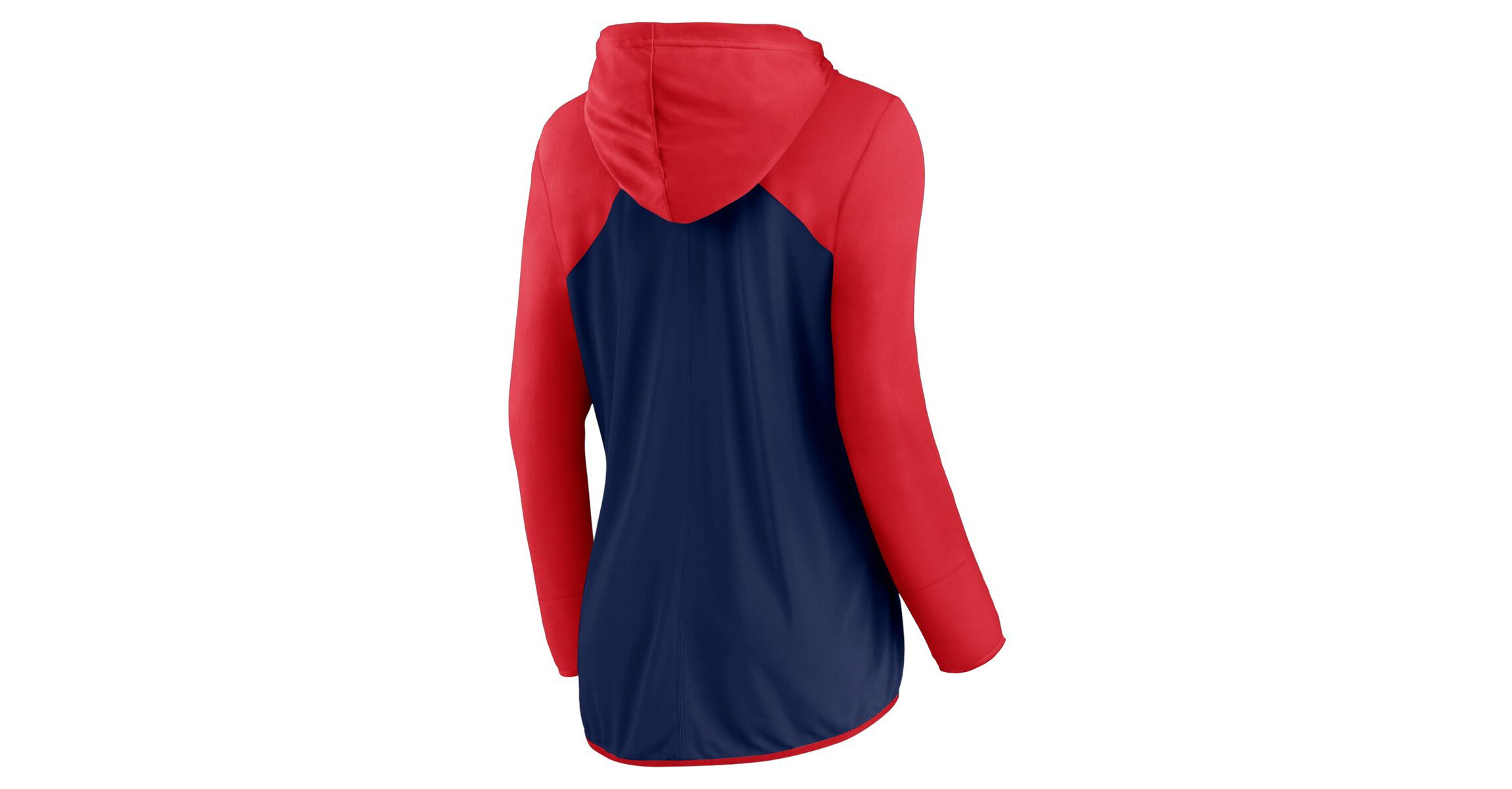 Boston Red Sox MLB Fanatics Navy/Red Boston Sox Script Sleeve Full-Zip Hoodie