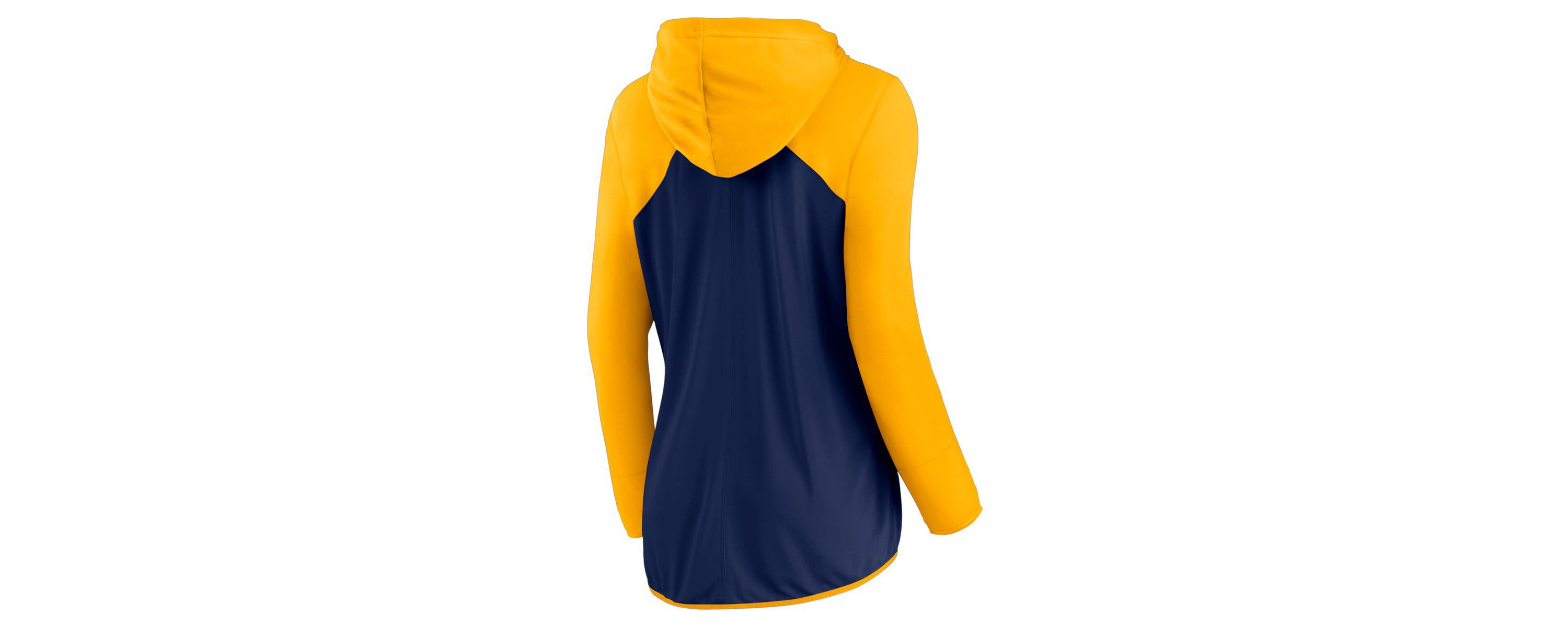 MLB Fanatics Navy/Gold Milwaukee Brewers Script Sleeve Full-Zip Hoodie
