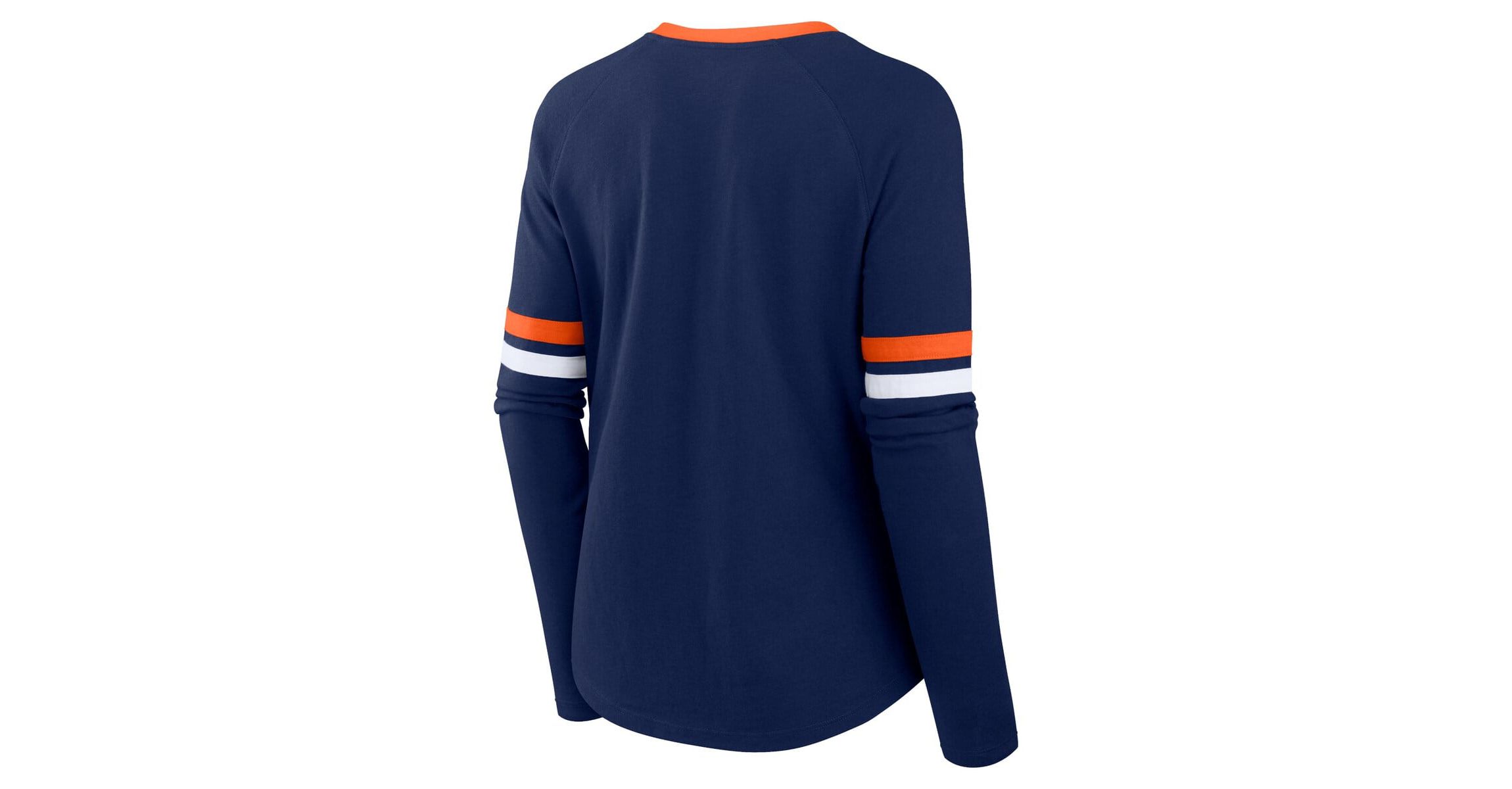 MLB Fanatics Houston Astros Won & Done Raglan Lace-Up Long Sleeve T-Shirt