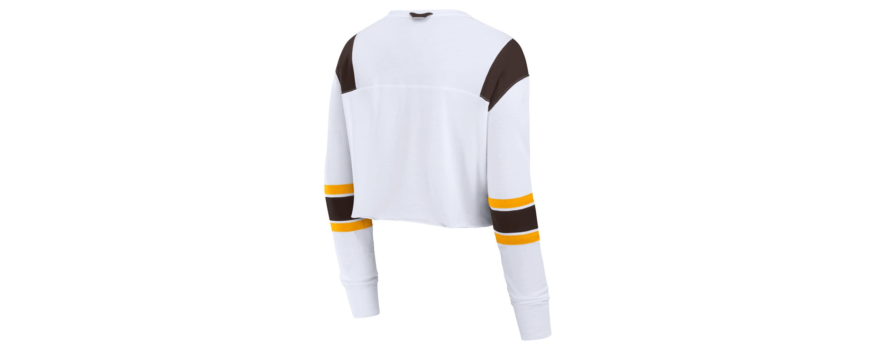 MLB Fanatics San Diego Padres Stretch Cropped Fashion Long Sleeve T-Shirt
