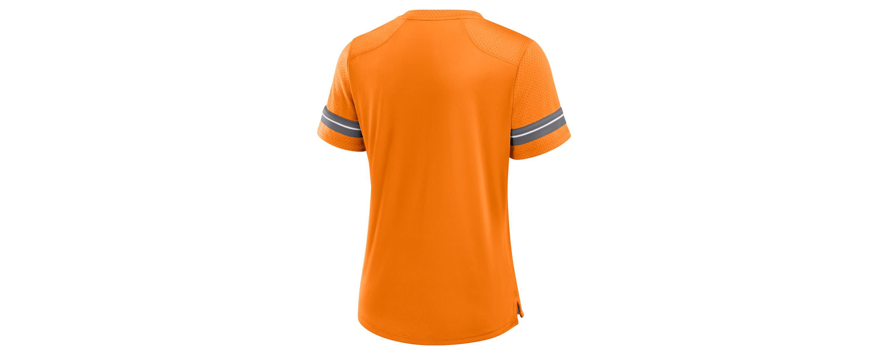 NCAA Fanatics Tennessee Tennessee Volunteers Fundamental Overtime Readiness Athena Lace-Up V-Neck T-Shirt