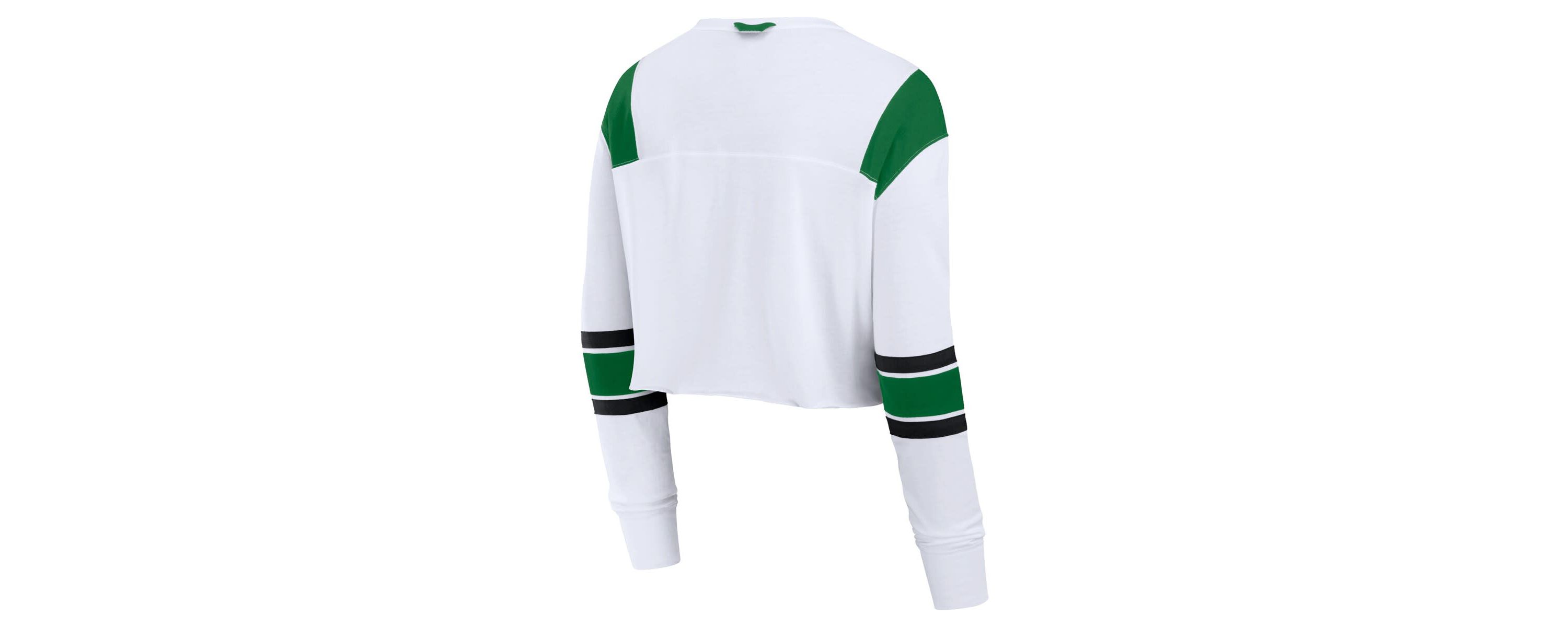 NCAA Fanatics Oregon Ducks Training Camp Cropped Long Sleeve V-Neck Fashion Top