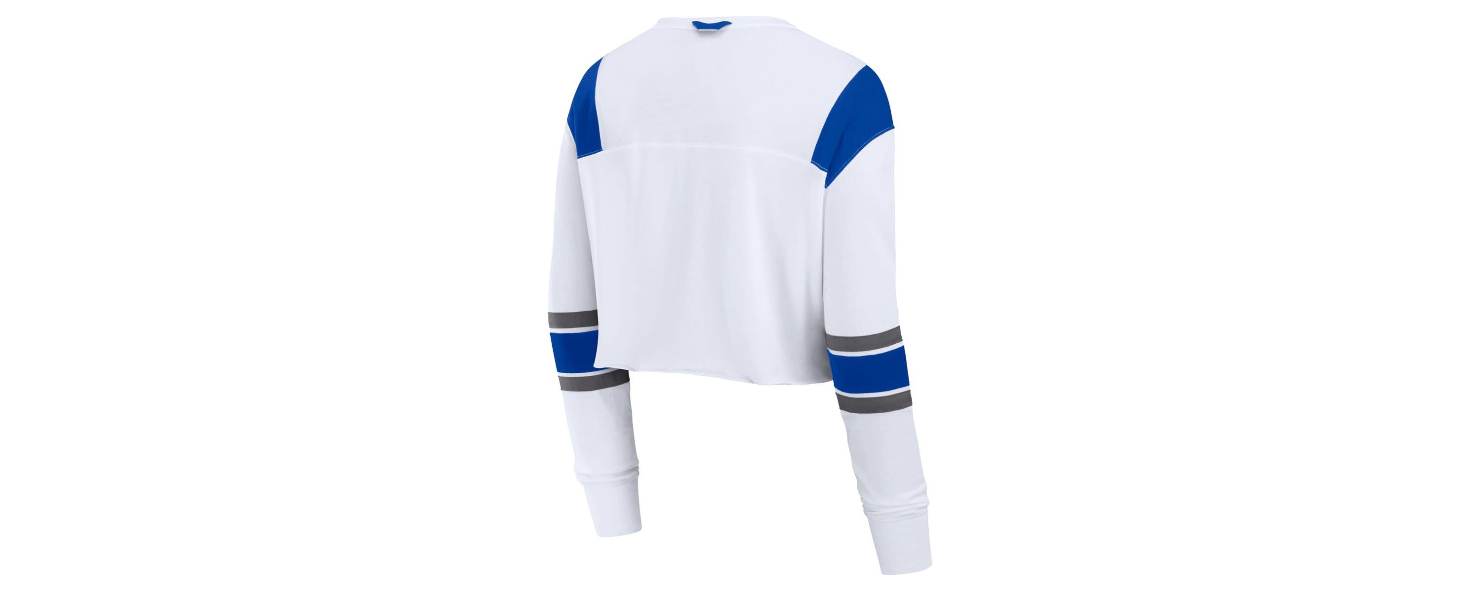 NCAA Fanatics Kentucky Wildcats Training Camp Cropped Long Sleeve V-Neck Fashion Top