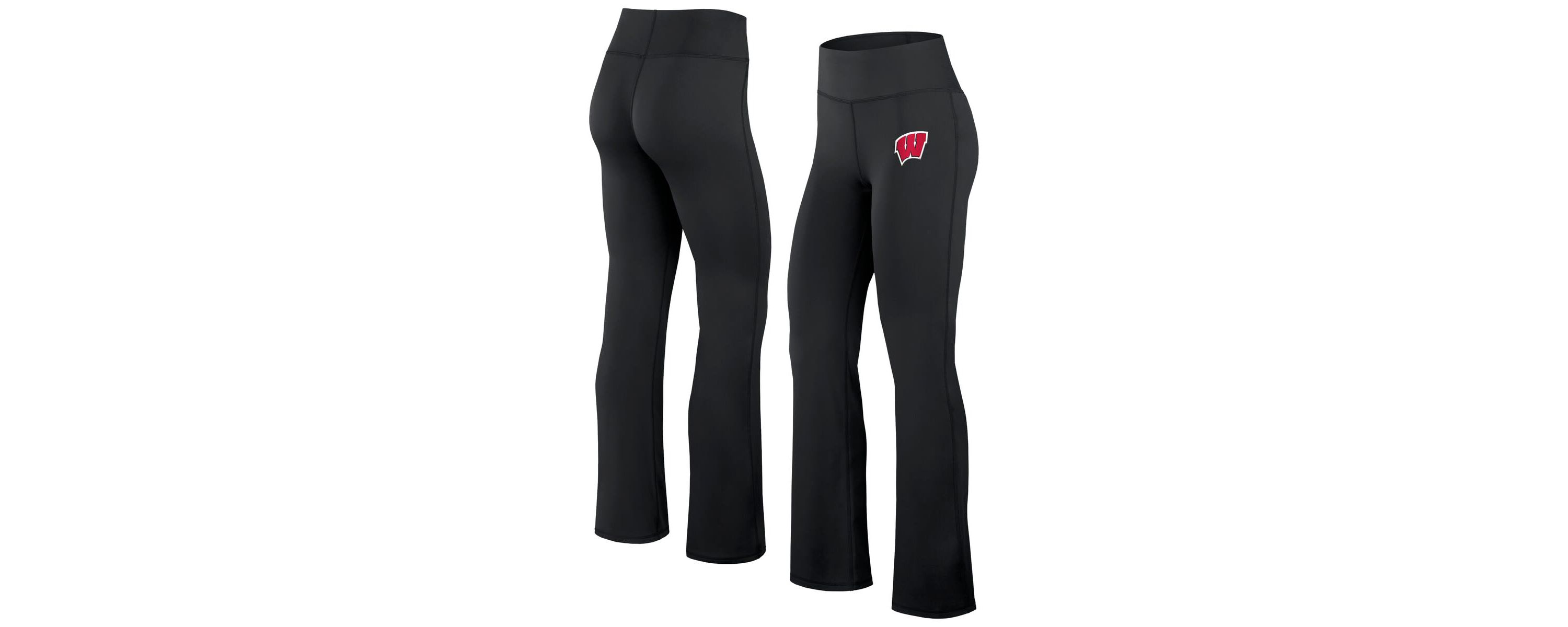 NCAA Fanatics Wisconsin Badgers Training Camp Maxed Out Flare Leggings