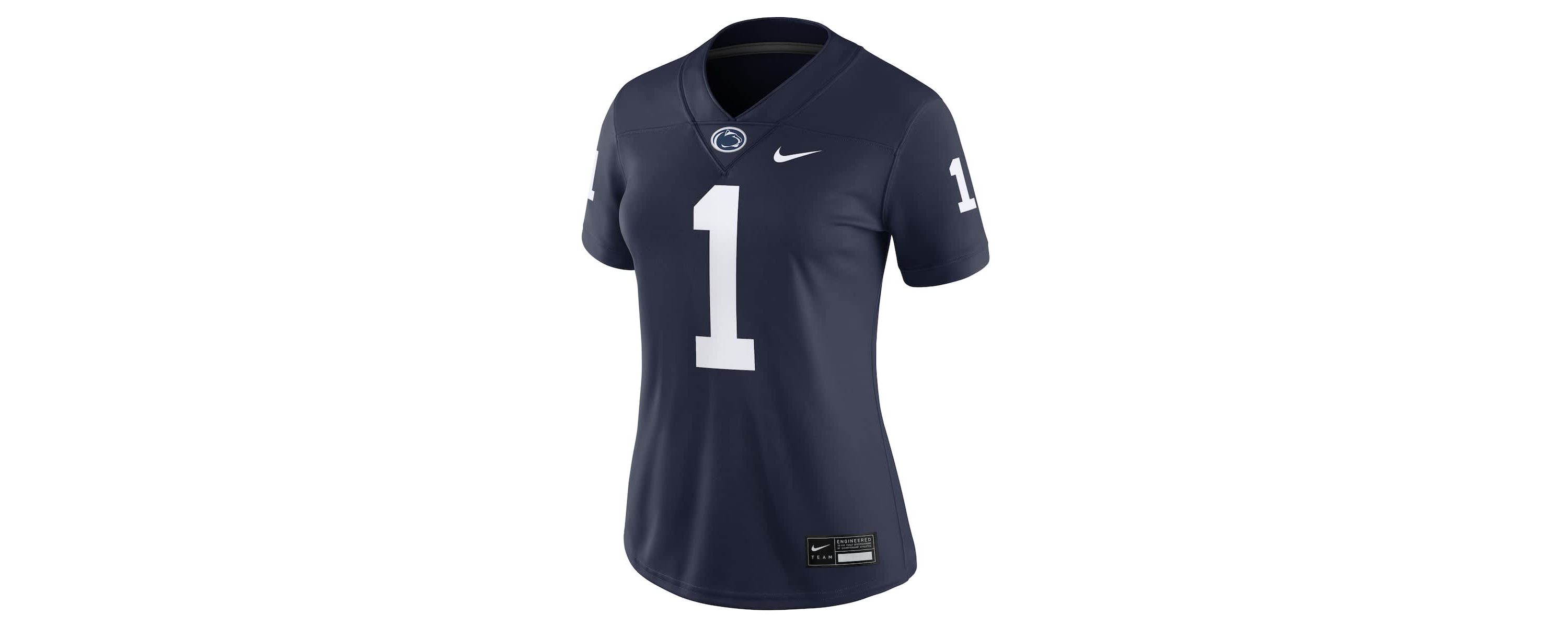 NCAA Nike #1 Penn State Nittany Lions Game Jersey