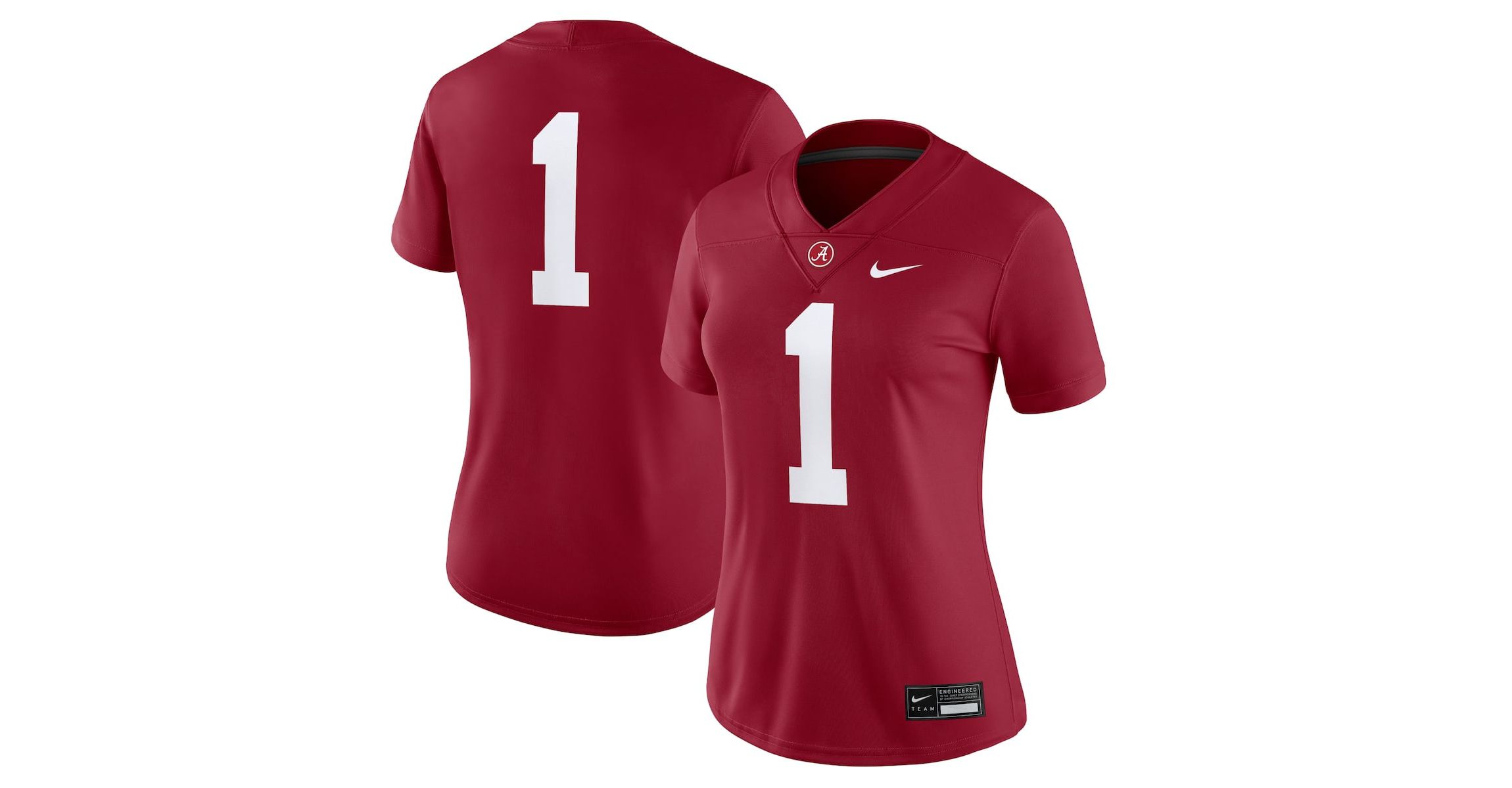 Alabama Crimson Tide NCAA Nike #1 Alabama Tide Game Jersey