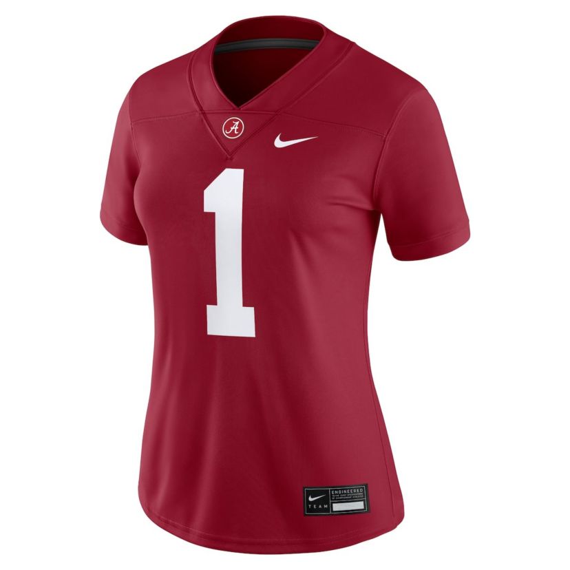 Alabama Crimson Tide NCAA Nike #1 Alabama Tide Game Jersey