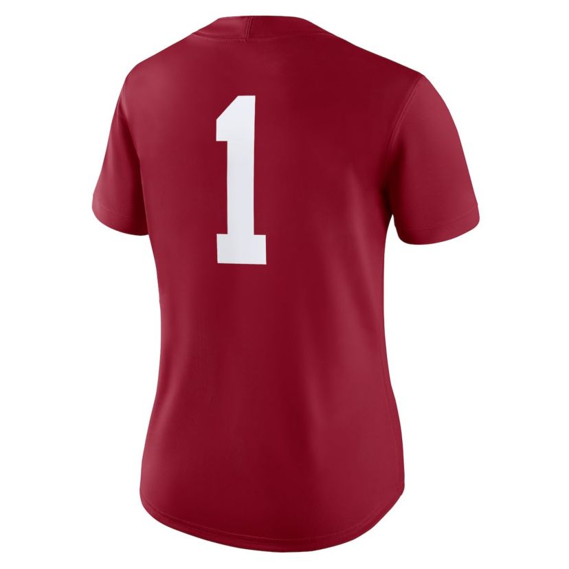 Alabama Crimson Tide NCAA Nike #1 Alabama Tide Game Jersey