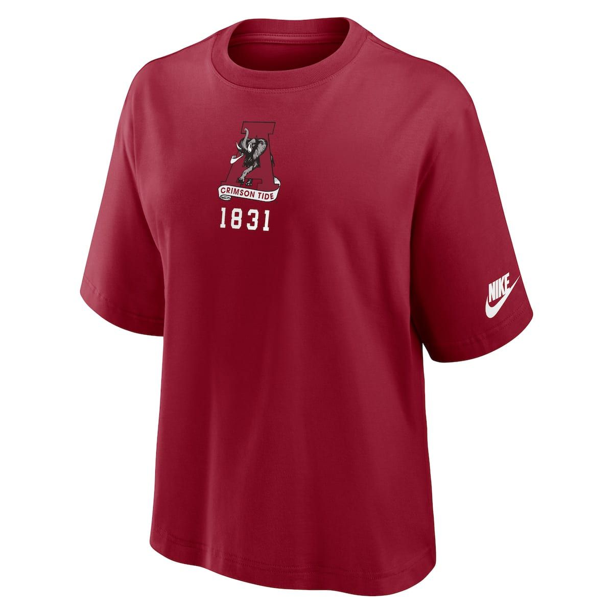 Alabama Crimson Tide NCAA Nike Alabama Tide Legacy Established Boxy T-Shirt