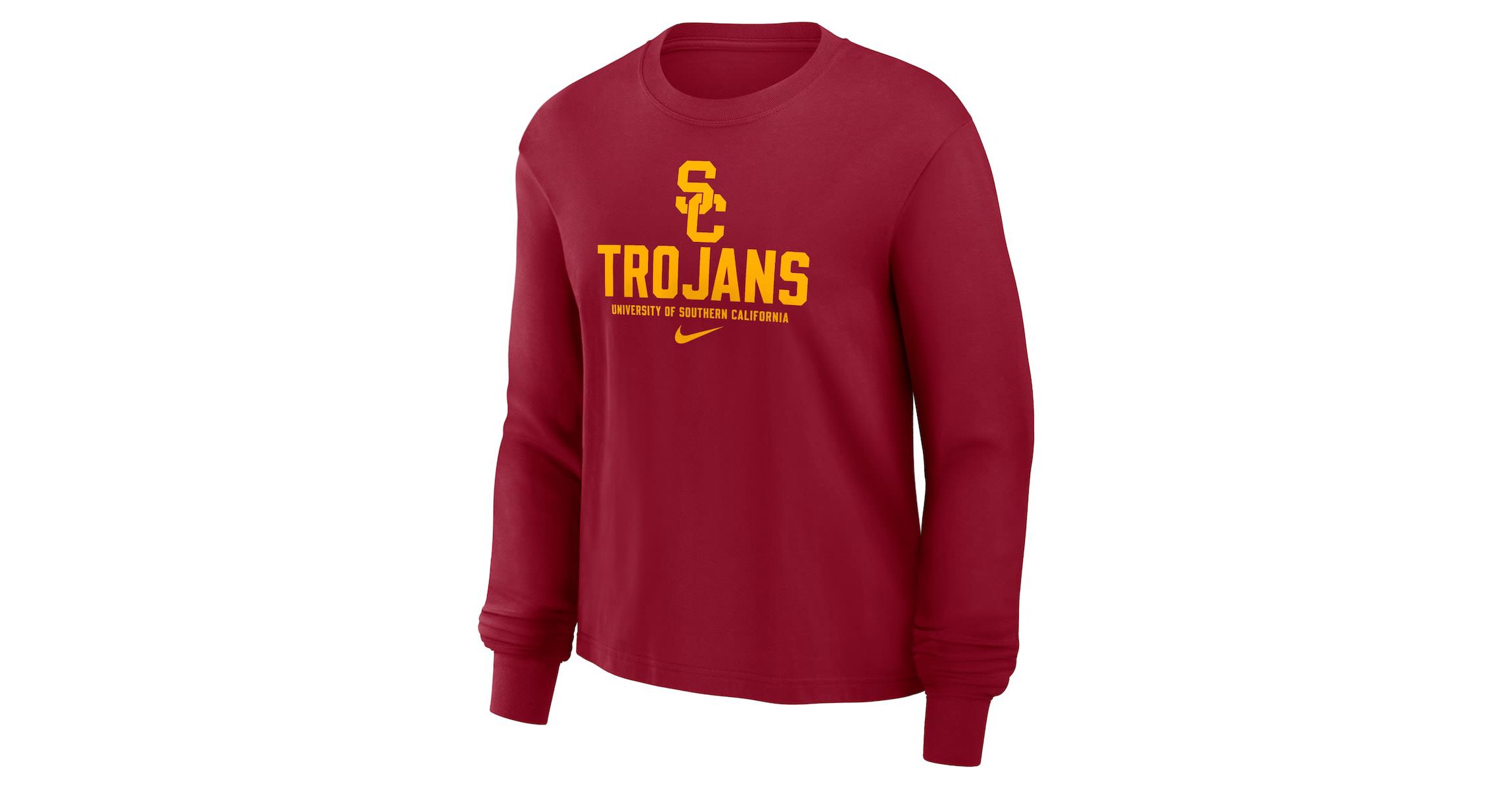 NCAA Nike USC Trojans Primetime University Boxy Long Sleeve T-Shirt