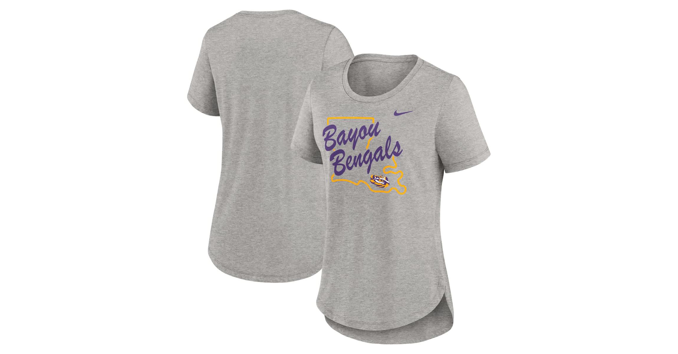 NCAA Nike LSU Tigers Local Campus Location Mantra Tri-Blend T-Shirt