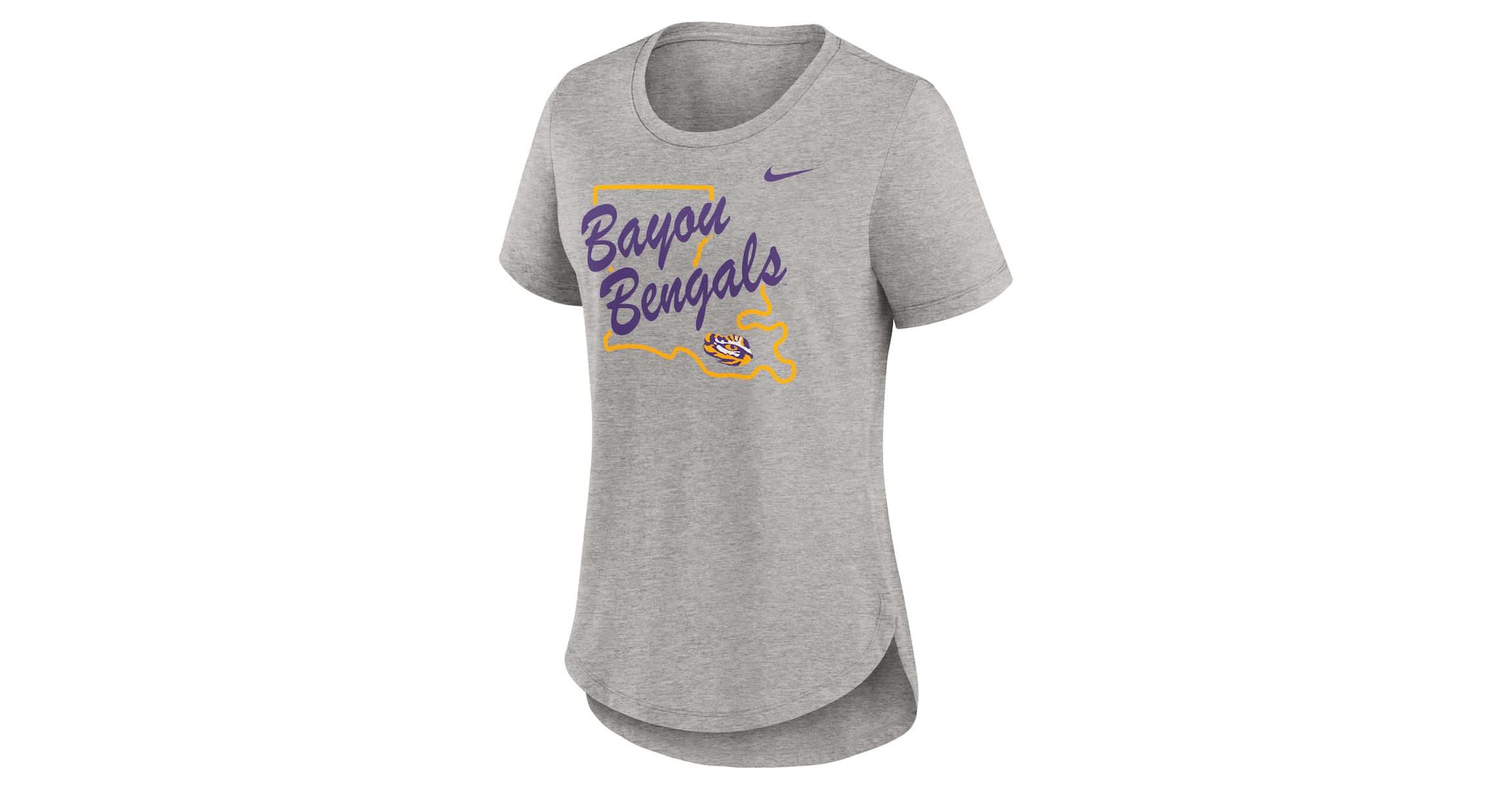 NCAA Nike LSU Tigers Local Campus Location Mantra Tri-Blend T-Shirt