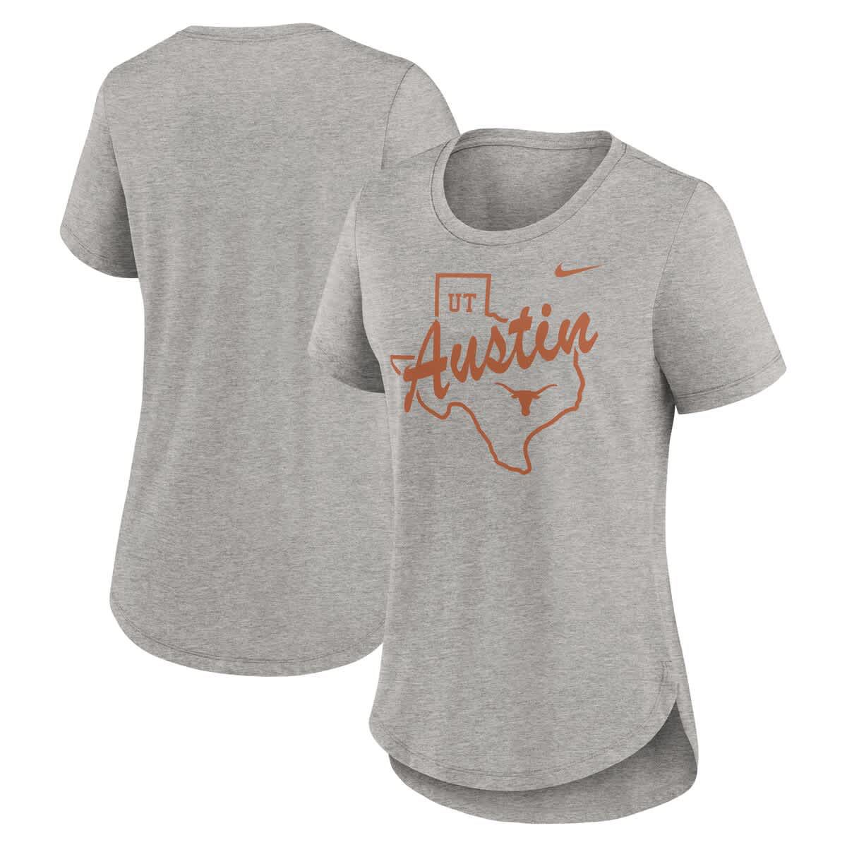 NCAA Nike Texas Longhorns Local Campus Location Mantra Tri-Blend T-Shirt