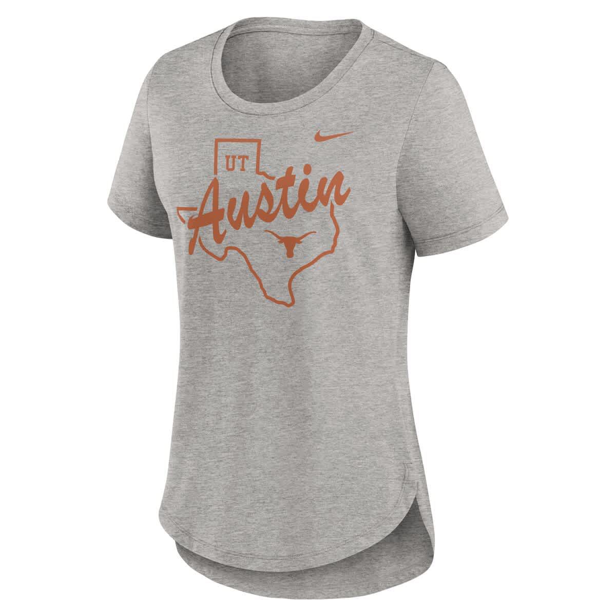 NCAA Nike Texas Longhorns Local Campus Location Mantra Tri-Blend T-Shirt
