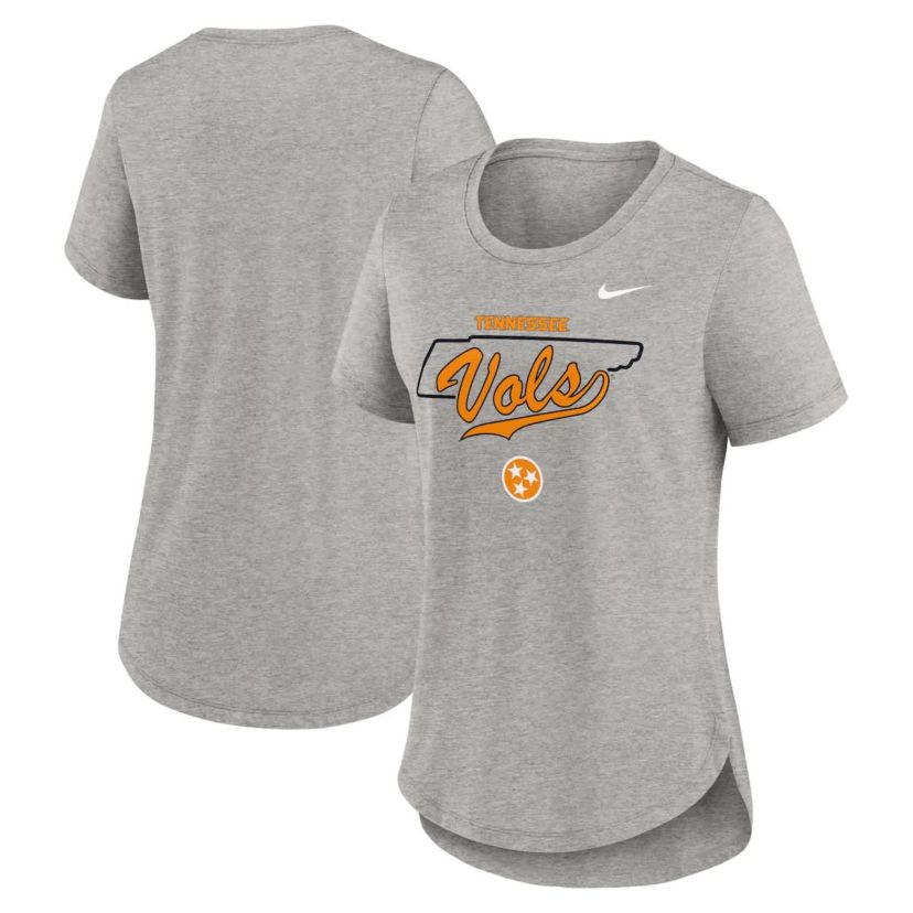NCAA Nike Tennessee Volunteers Local Campus Location Mantra Tri-Blend T-Shirt