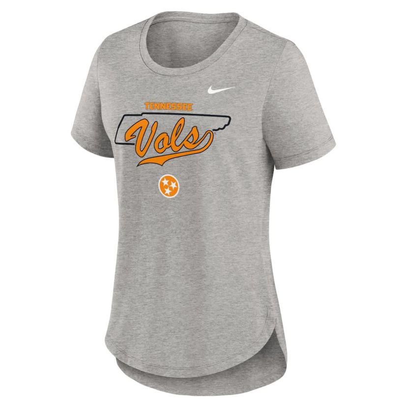 NCAA Nike Tennessee Volunteers Local Campus Location Mantra Tri-Blend T-Shirt
