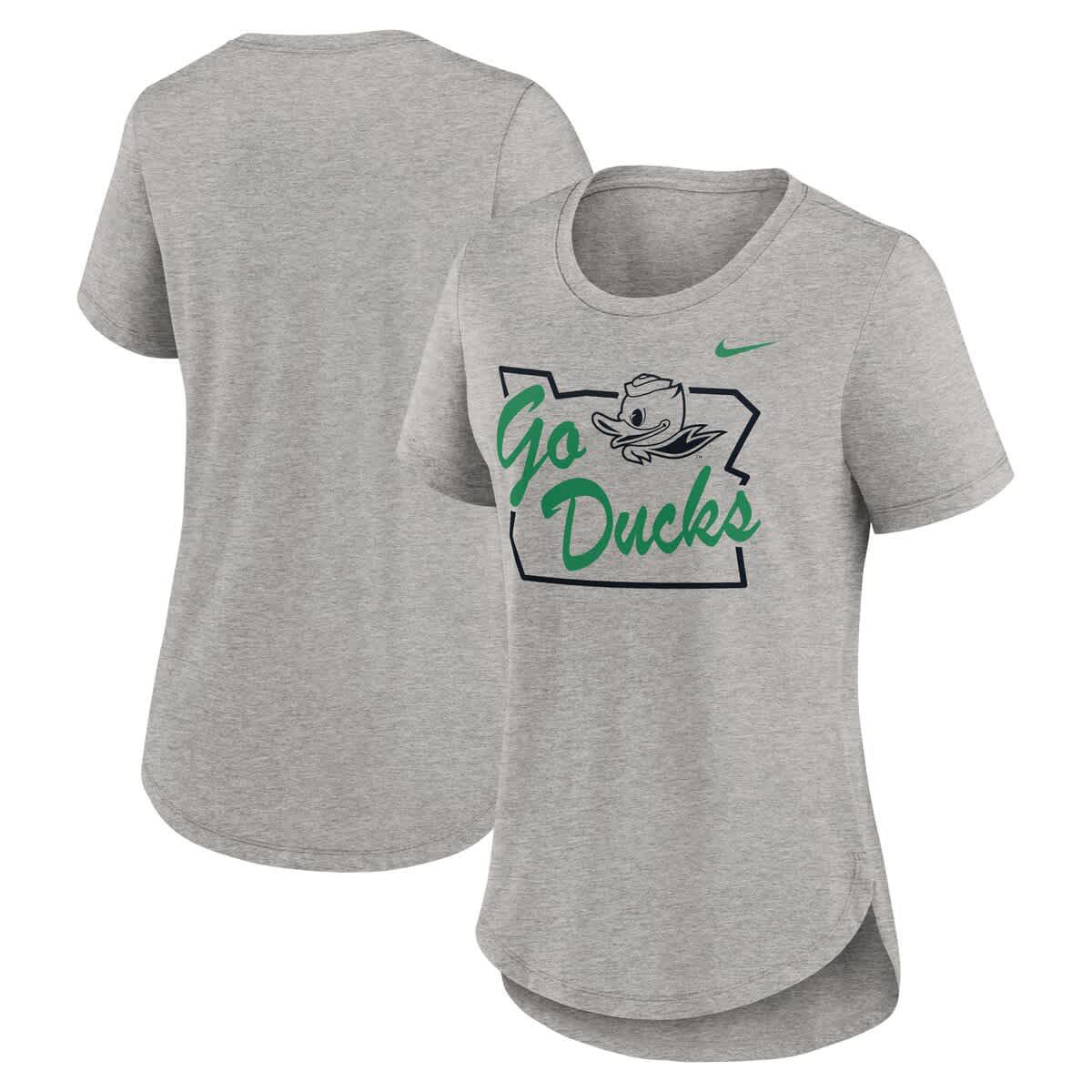 NCAA Nike Oregon Ducks Local Campus Location Mantra Tri-Blend T-Shirt
