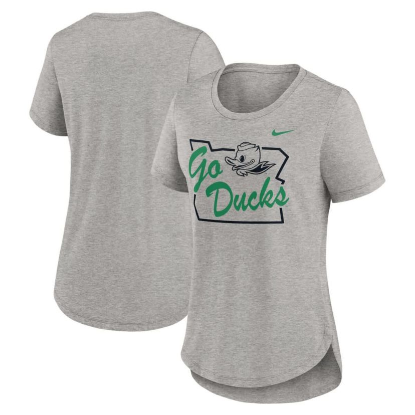 NCAA Nike Oregon Ducks Local Campus Location Mantra Tri-Blend T-Shirt
