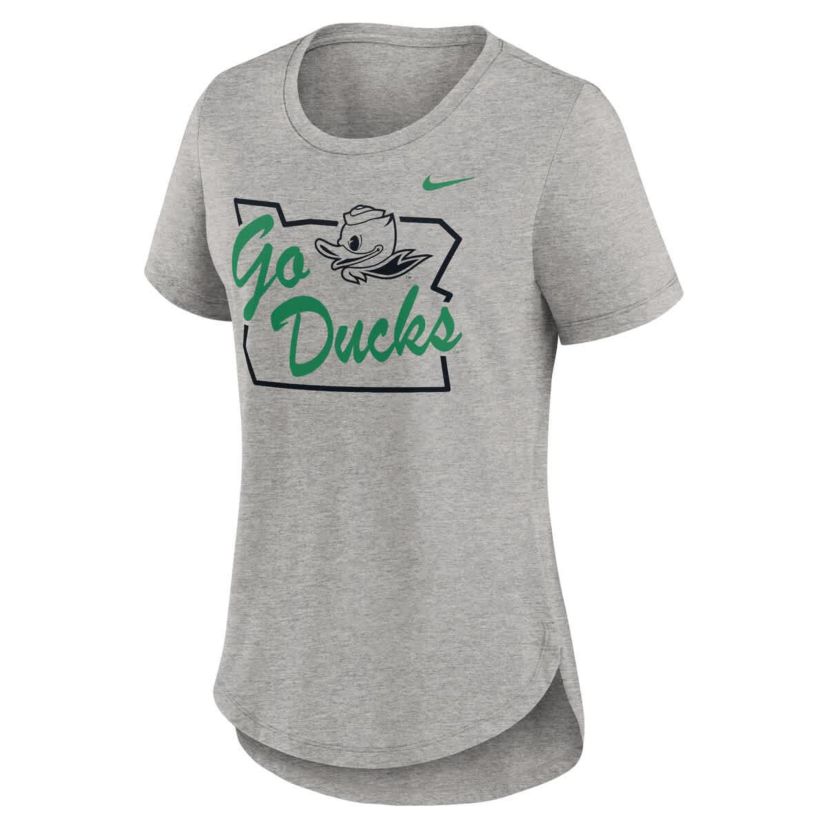NCAA Nike Oregon Ducks Local Campus Location Mantra Tri-Blend T-Shirt