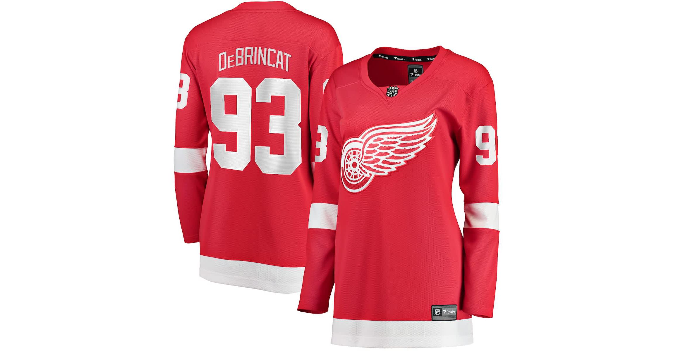 NHL Fanatics Alex DeBrincat Detroit Wings Home Breakaway Jersey