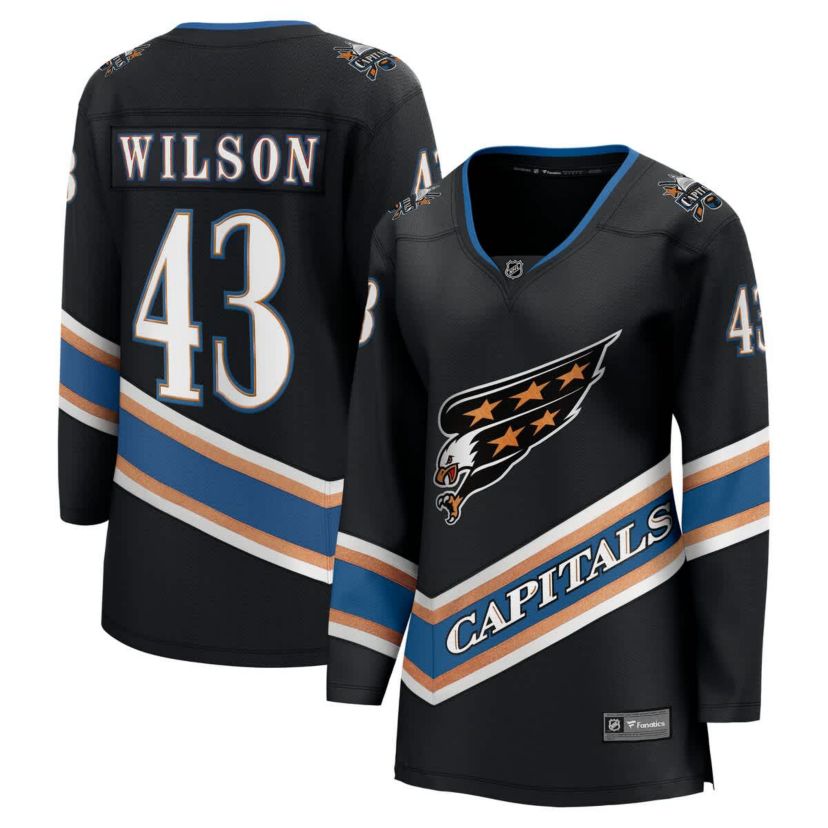 NHL Fanatics Tom Washington Capitals 50th Anniversary Breakaway Jersey