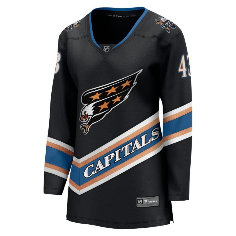 NHL Fanatics Tom Washington Capitals 50th Anniversary Breakaway Jersey