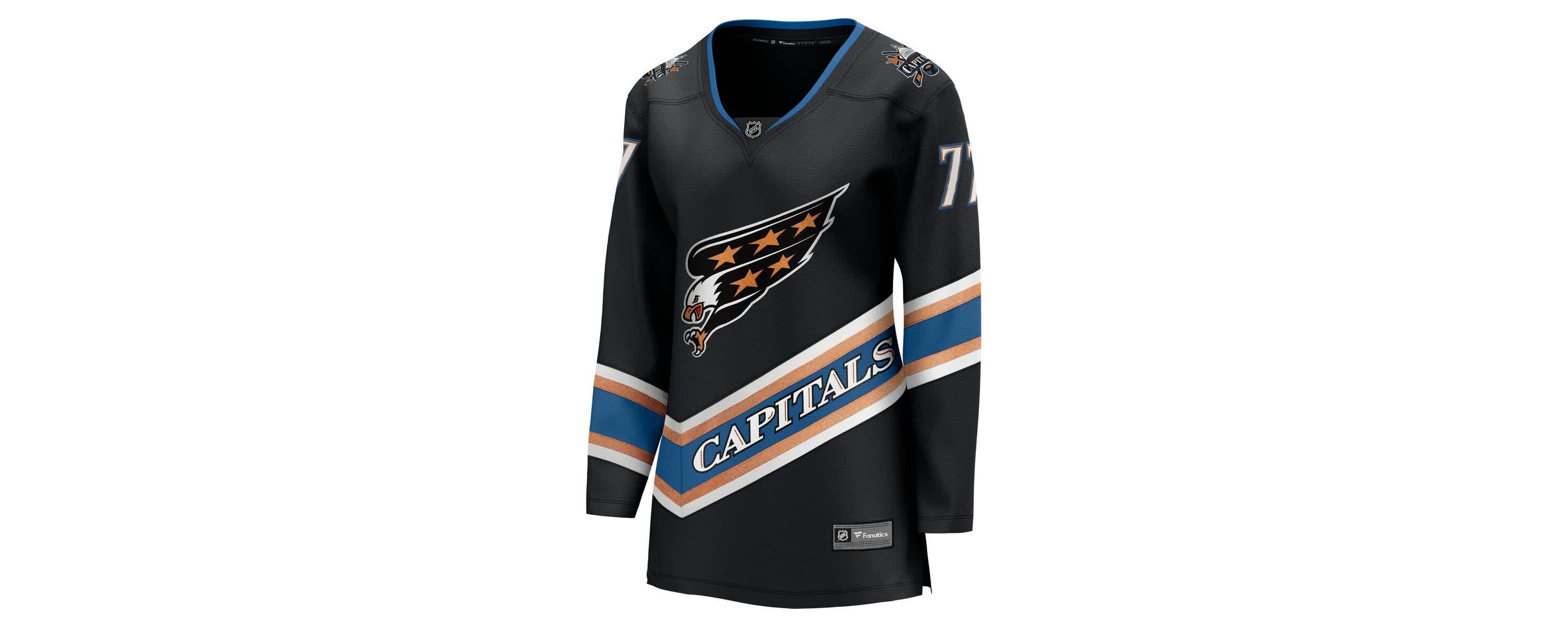 NHL Fanatics TJ Oshie Washington Capitals 50th Anniversary Breakaway Jersey