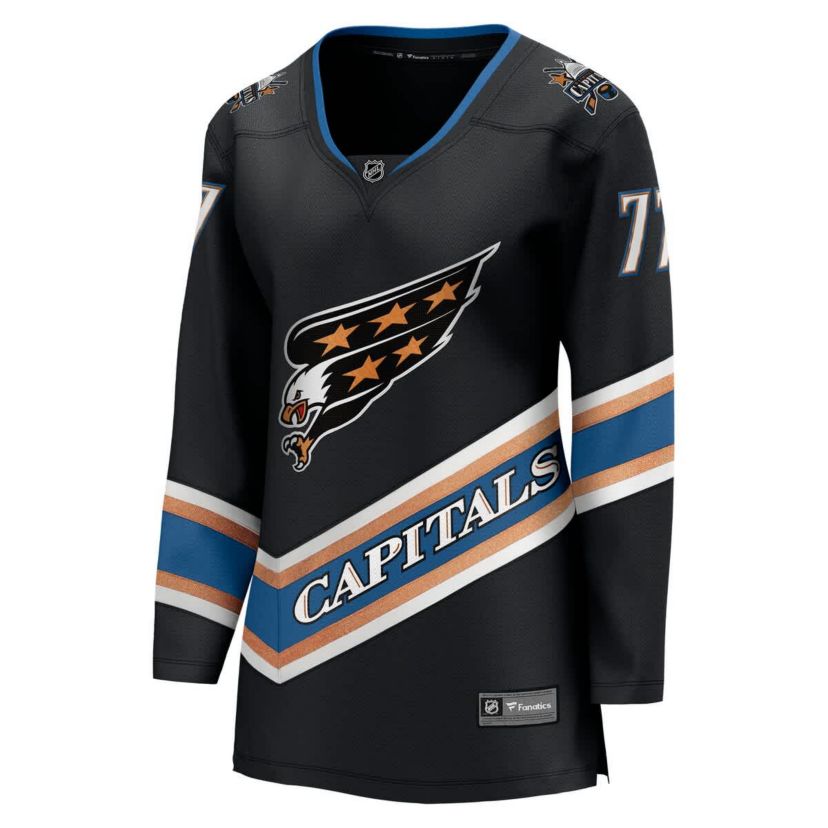 NHL Fanatics TJ Oshie Washington Capitals 50th Anniversary Breakaway Jersey