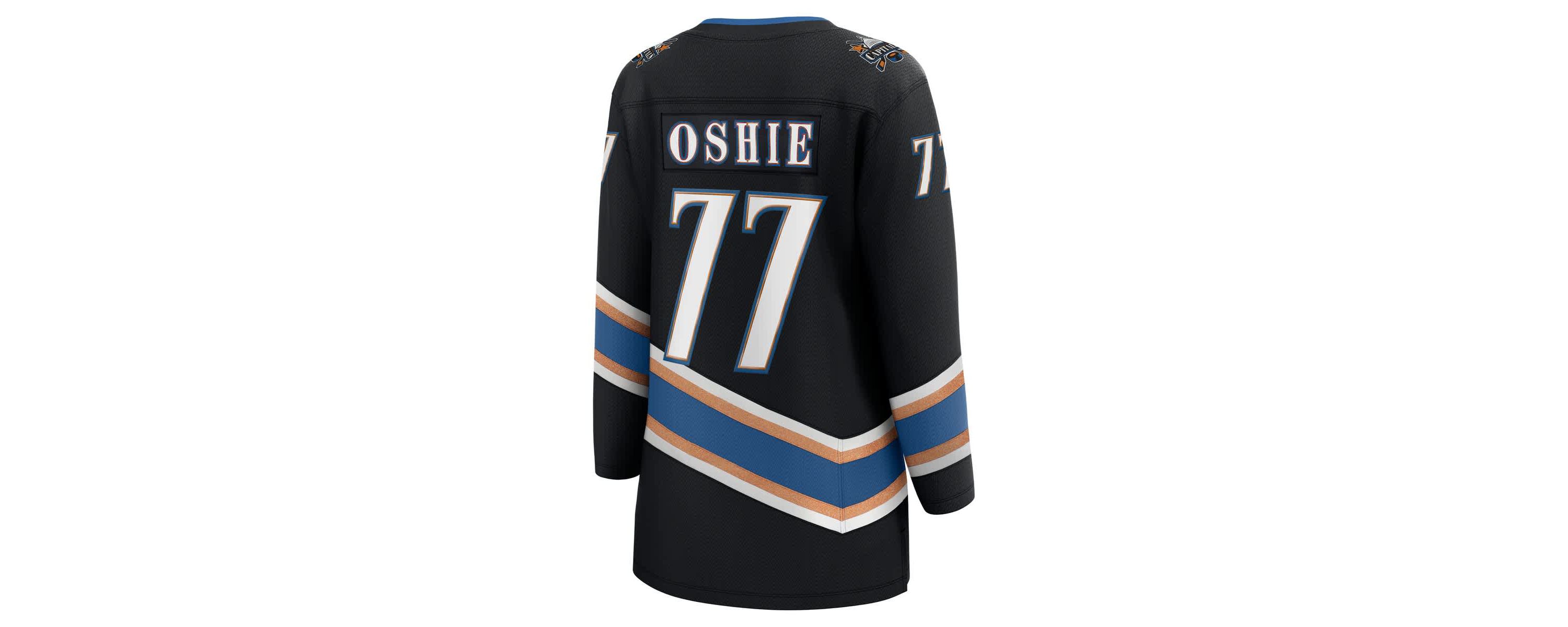 NHL Fanatics TJ Oshie Washington Capitals 50th Anniversary Breakaway Jersey