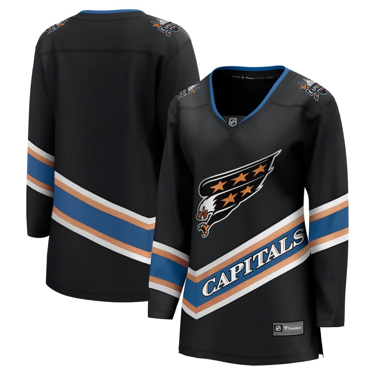 NHL Fanatics Washington Capitals Alternate 50th Anniversary Breakaway Jersey