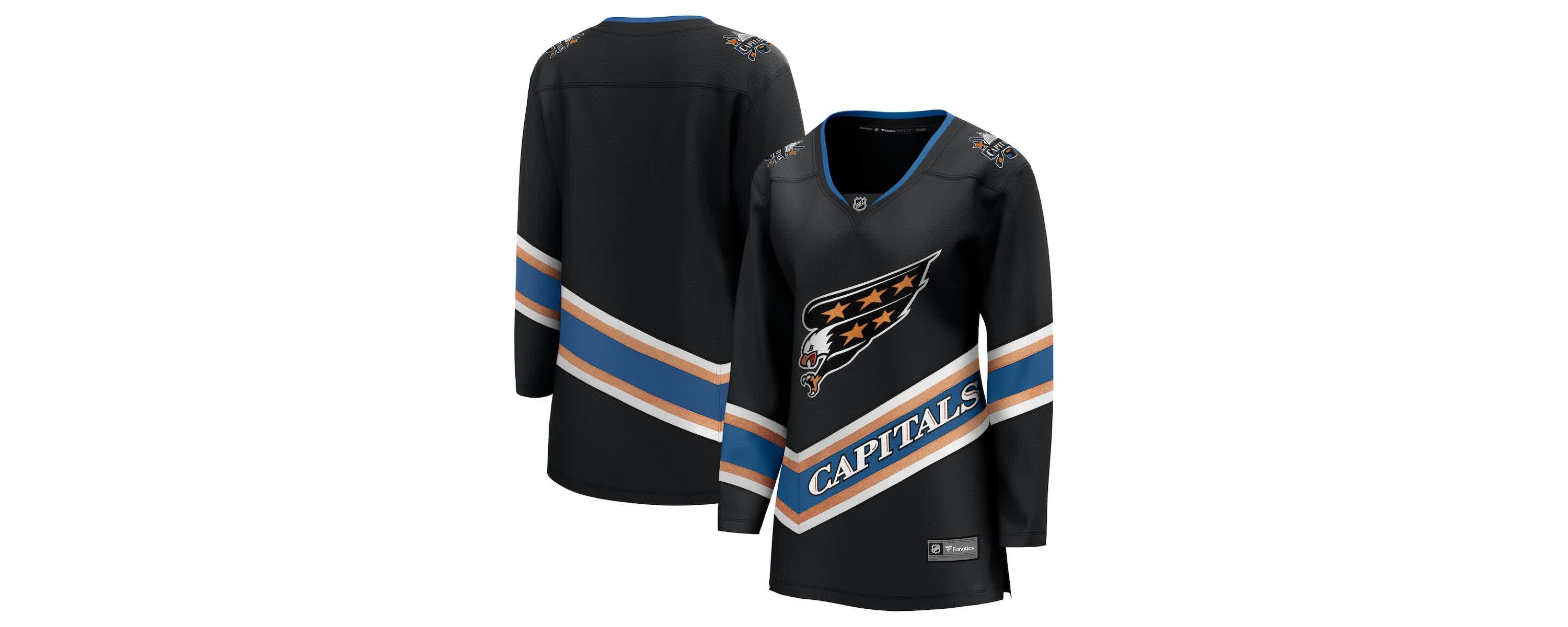 NHL Fanatics Washington Capitals Alternate 50th Anniversary Breakaway Jersey