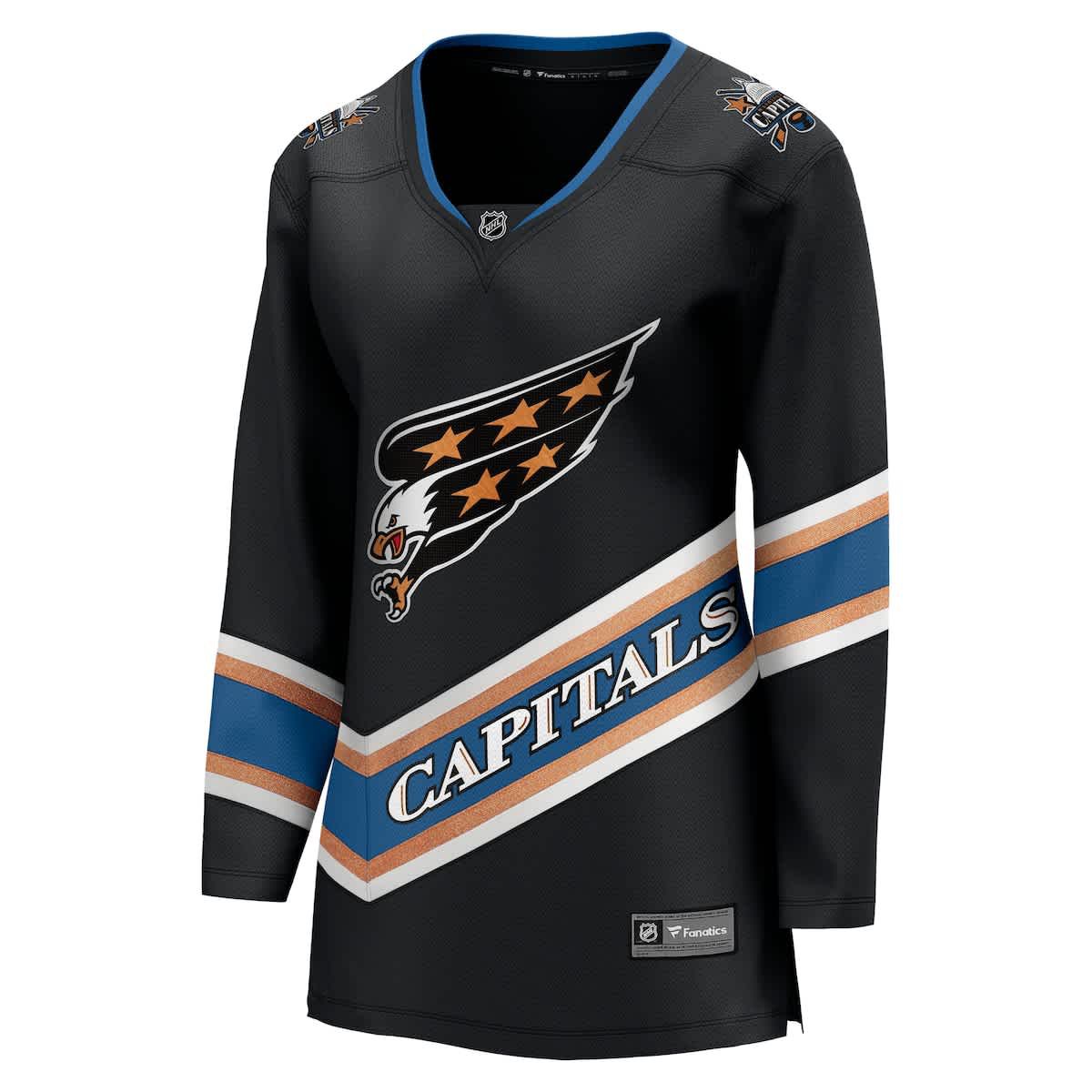 NHL Fanatics Washington Capitals Alternate 50th Anniversary Breakaway Jersey