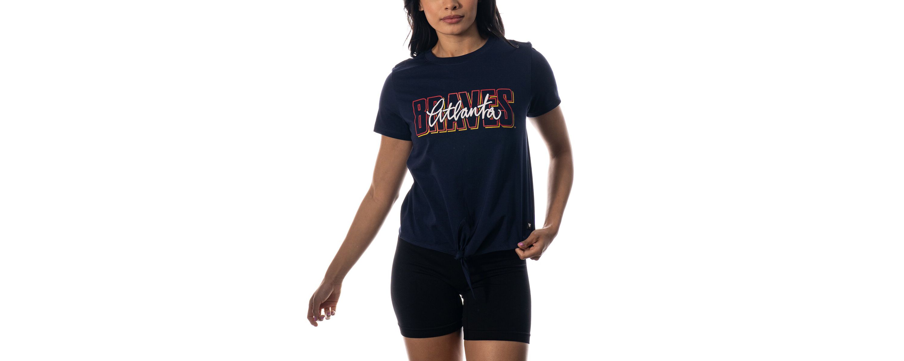 MLB Atlanta Braves Twist Front T-Shirt