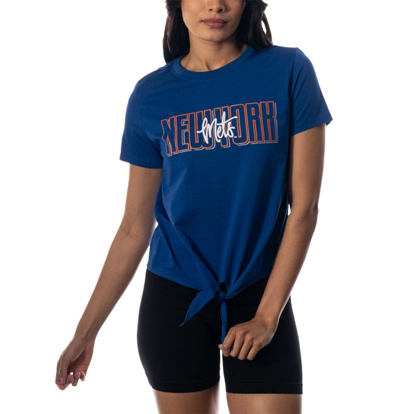 MLB New York Mets Twist Front T-Shirt
