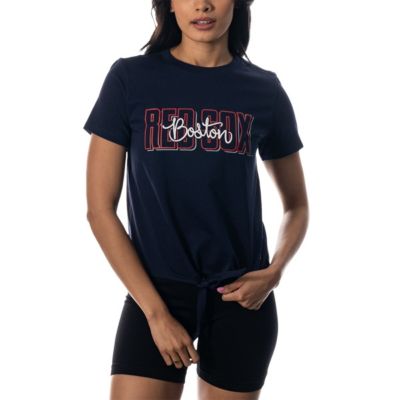 The Wild Collective Boston Red Sox MLB Boston Sox Twist Front T-Shirt