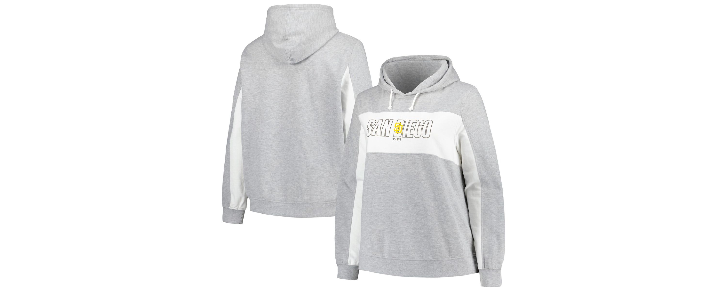 MLB San Diego Padres Plus Size Pullover Hoodie